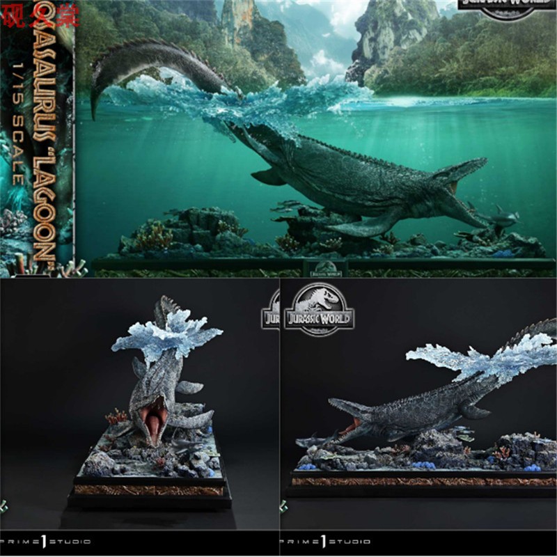 P1S 遗产博物馆Collection 侏罗纪世界 沧龙 泻湖 雕像 手办