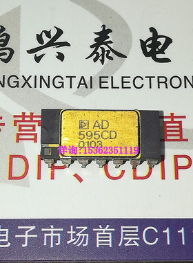 AD595CD  AD595ADZ 陶瓷镀金单片放大器热电偶冷端补偿IC进口14脚
