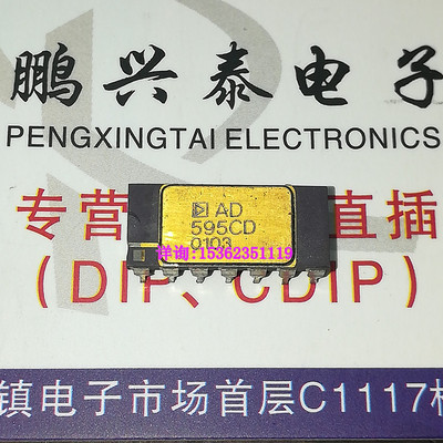 AD595CD  AD595ADZ 陶瓷镀金单片放大器热电偶冷端补偿IC进口14脚