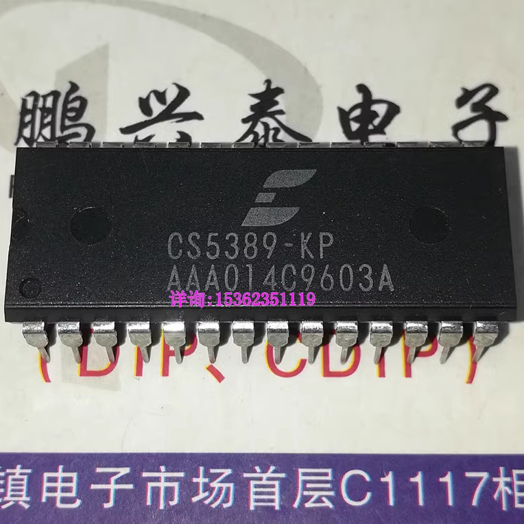 CS5389-KP  CS5389KP  进口双列28直插脚PDIP封装 AK5389-VP 原码