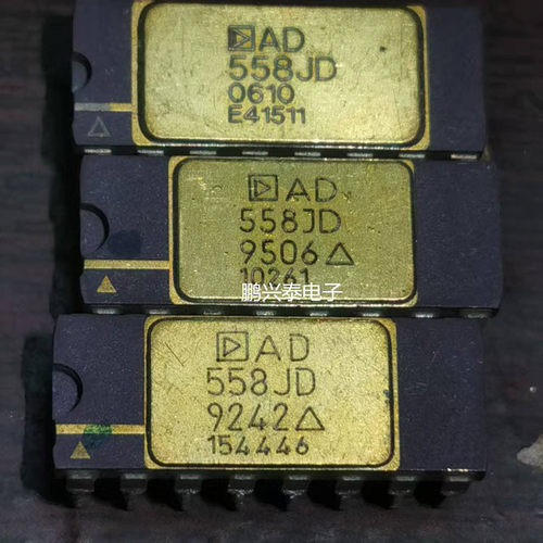 AD558JD  镀金陶瓷 8位数字到模拟转换器 AD558 进口16直插脚CDIP