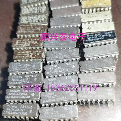 54LS595  74LS595  SN54LS595J  进口双列16直插脚CDIP陶瓷封装IC