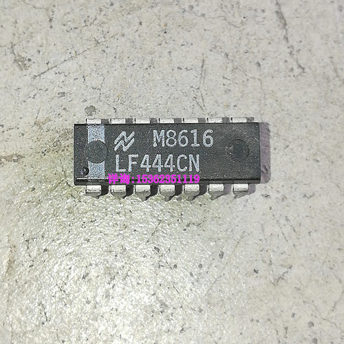 LF444CN  四路低功耗JFET输入运算放大器 进口双列14直插脚PDIP封
