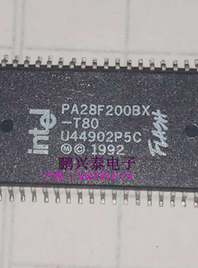 PA28F200BX  PA28F200BX-T80 , 128K X 16 FLASH 12V PROM PDSO44