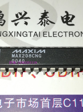MAX208CNG MAX208ENG MAX208ECNG 进口双列24直插脚DIP封集成块IC
