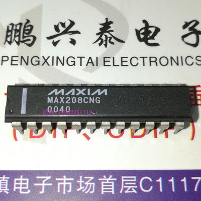 MAX208CNG MAX208ENG MAX208ECNG 进口双列24直插脚DIP封集成块IC