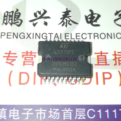 L6376PD  拆机货 汽车高边驱动器四智能功率开关IC 进口贴 PDSO20