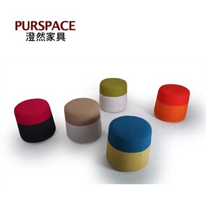 入户门口换鞋凳家用现代布艺沙发凳子梳妆凳化妆凳茶几凳圆凳坐墩
