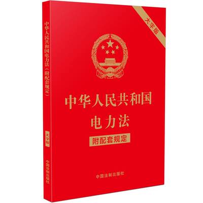 中华人民共和国电力法(附配套规定)(大字版) 新华书店直发 正版图书