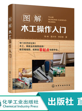 图解木工操作入门  木工书籍自学 木工基础知识 木工操作技巧大全 常见木制品加工工艺 木工家具制作 木匠入门 DK木工全书木工手册