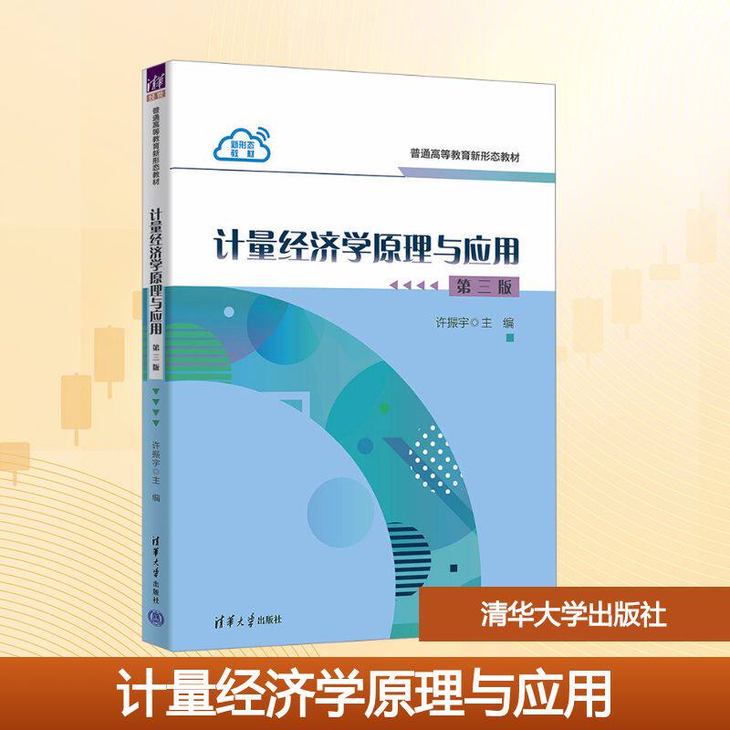 正版现货 计量经济学原理与应用 第三版 清华大学出版社 许振宇 主编 编 大学教材