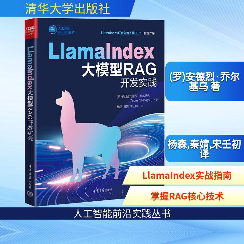 正版现货 LlamaIndex 大模型 RAG 开发实践 清华大学出版社 (罗)安德烈·乔尔基乌 著 著 杨森,秦婧,宋壬初 译 译 程序设计（新）