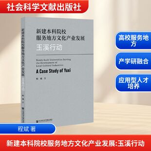 正版现货 新建本科院校服务地方文化产业发展：玉溪行动 社会科学文献出版社 程斌 著 著