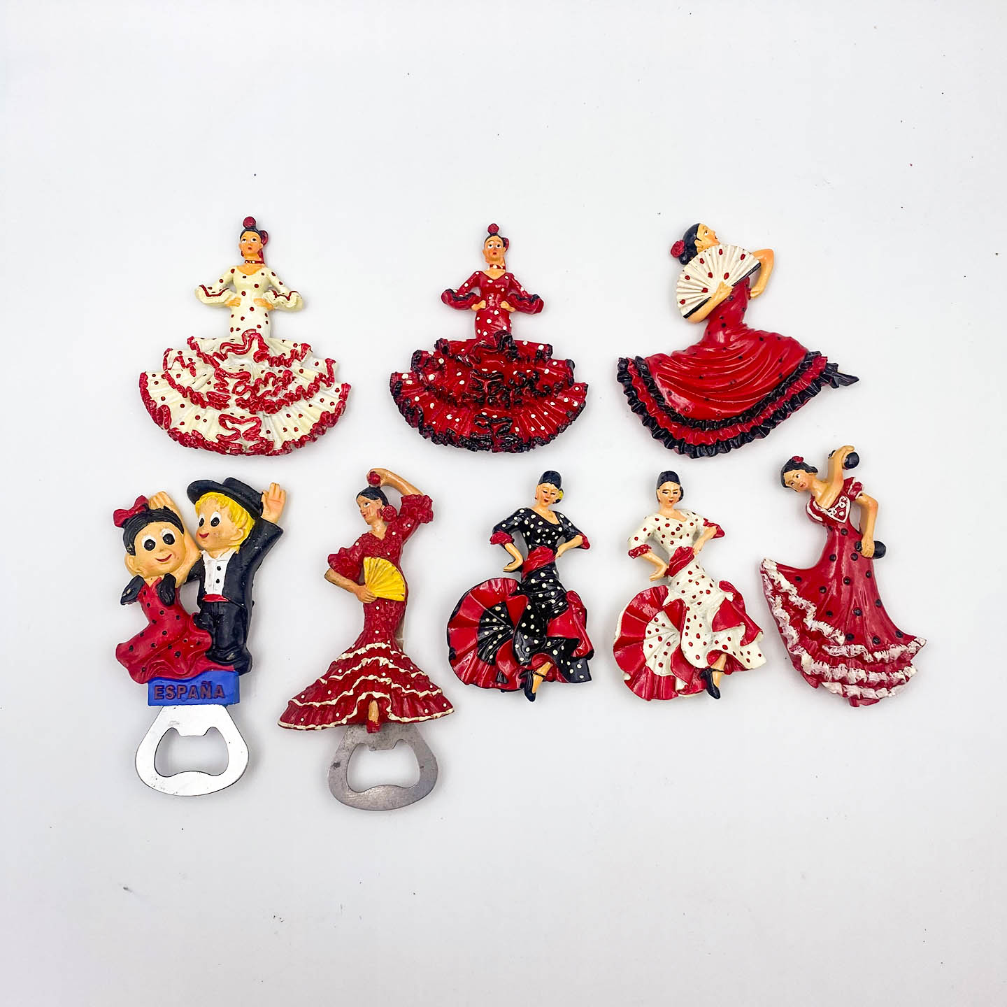 西班牙风情个性创意弗拉门戈舞者3d冰箱贴家居装饰品旅游纪念品