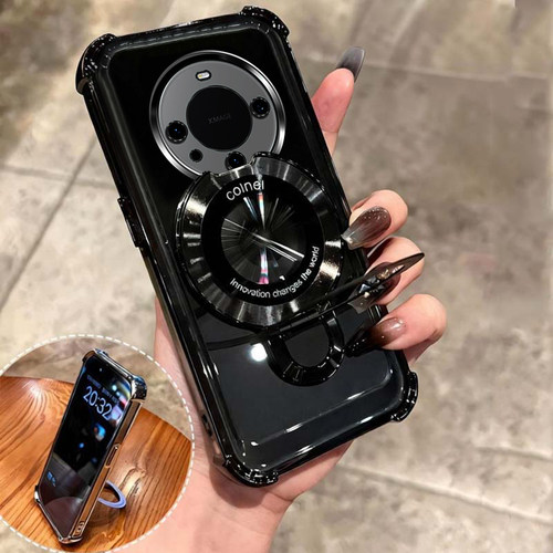 四角防摔支架适用适用华为Mate60pro手机壳全包软外壳透明.保护套