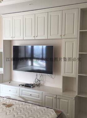 南宁精品全屋定制模压门衣柜简欧风格衣帽间推拉门书桌镂空柜隔板