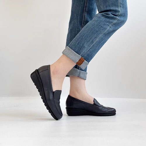 德国凯蝴蝶坡跟懒人单鞋