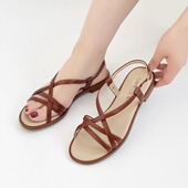 牛皮软底低跟罗马凉鞋 德国CAPRICE凯蝴蝶女鞋 2025春夏新品 28100