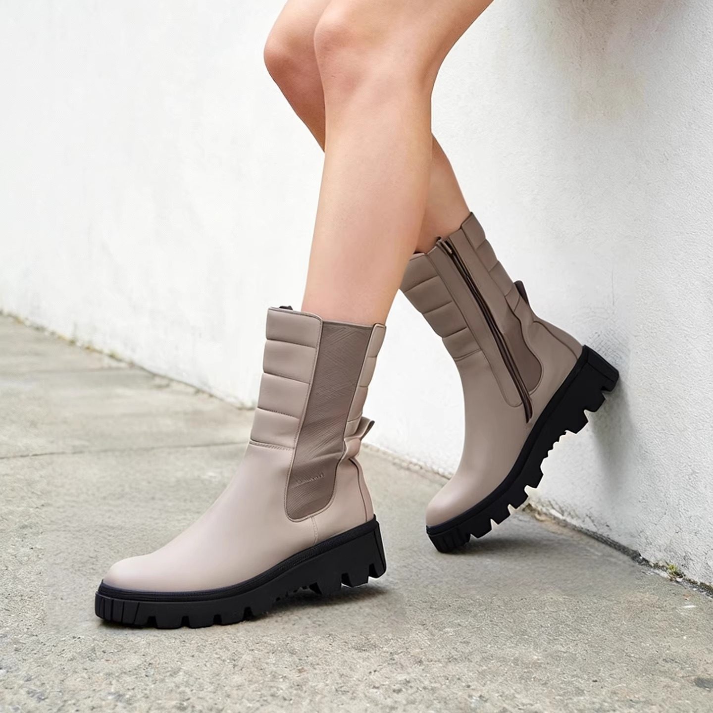 德国Gabor嘉宝女鞋嘉步秋冬新品时尚显瘦厚底中筒烟筒靴91.823,女鞋,烟筒靴,淘宝优惠券,粉丝福利购,淘宝优惠卷