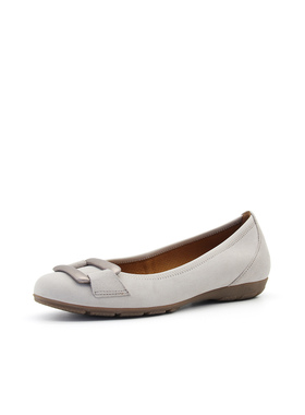 德国全进口Gabor嘉宝女鞋嘉步2026春夏新品羊皮经典低跟单鞋84166