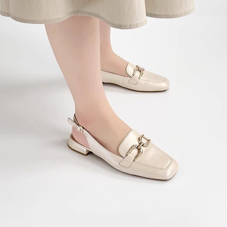 德国CAPRICE凯蝴蝶女鞋2025春夏新品牛皮扣饰穆勒低跟凉鞋29400,女鞋,时装凉鞋,淘宝优惠券,粉丝福利购,淘宝优惠卷