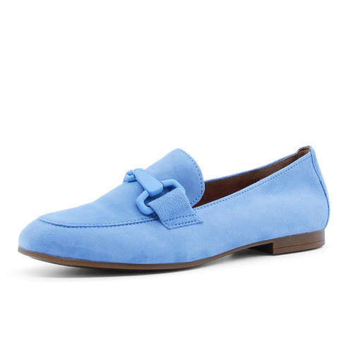 德国Gabor时尚金属扣低跟乐福鞋