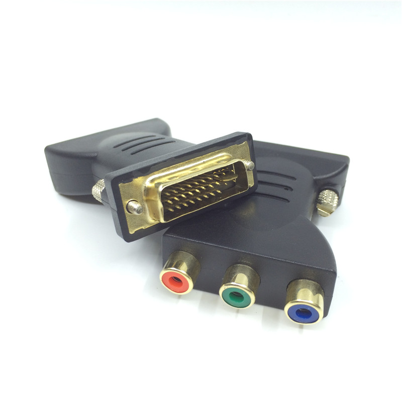 dvi24电脑显卡转换5转接头公转