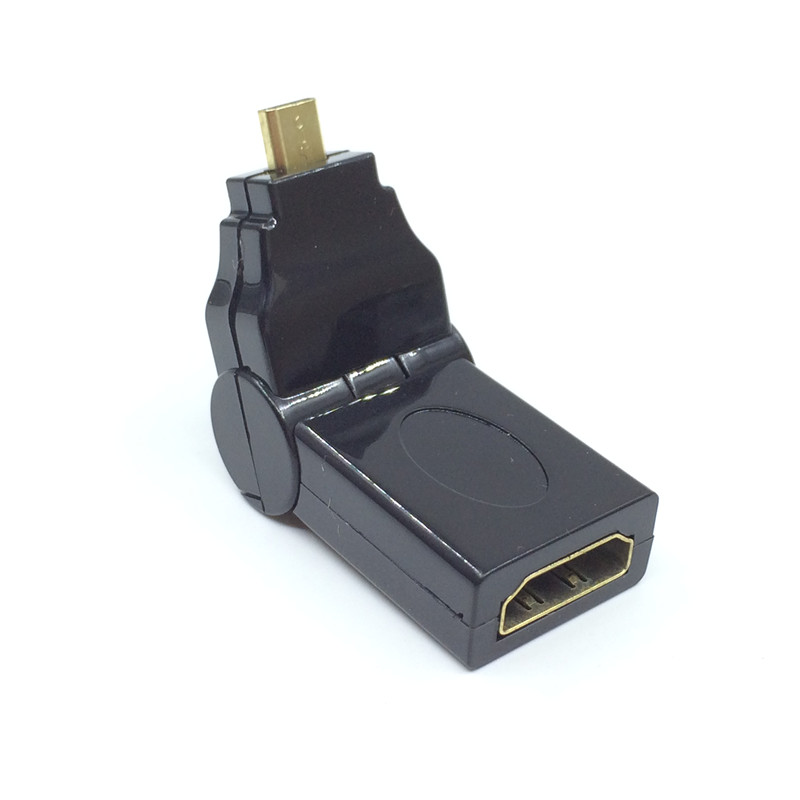 Micro HDMI转HDMI转接头平板电脑手机D型微型公转A型母电视转换头