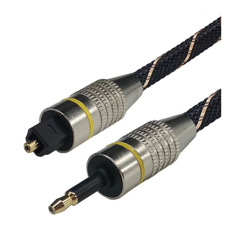 数字音频光纤线SPDIF音响功放蓝光机7.1/5.1声道光纤音频线方转圆