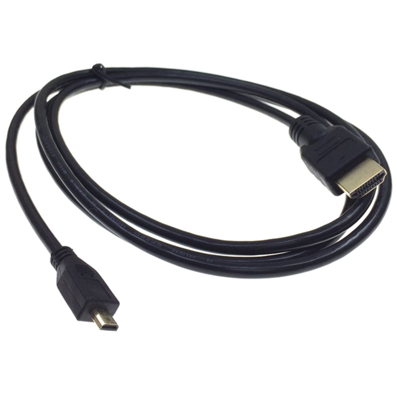 全铜线 Micro D型转HDMI A型连接线 Micro HDMI TO HDMI转换线