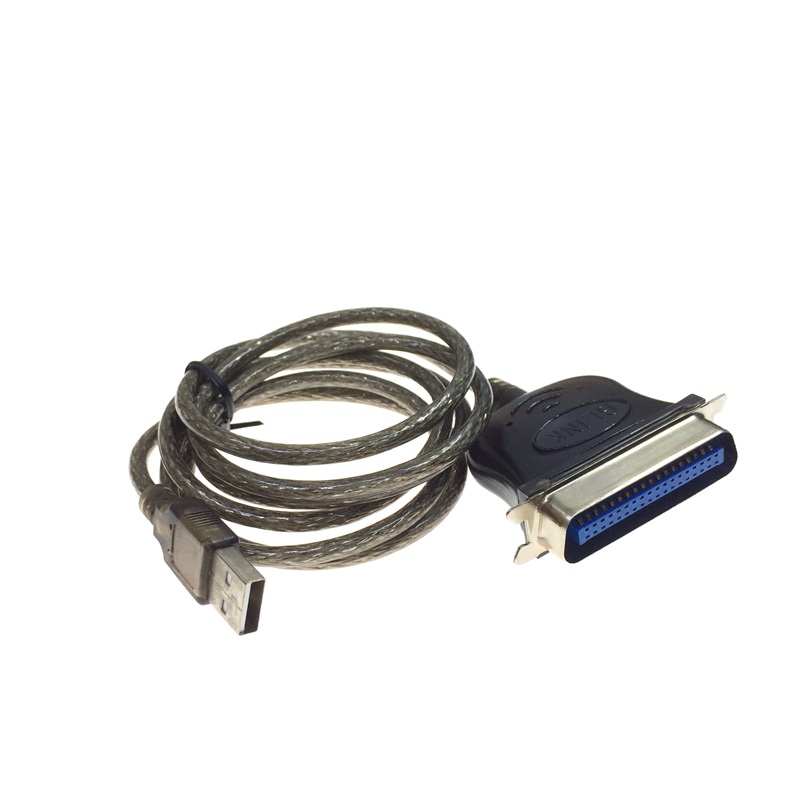 并口老式打印机连接电脑线usb2.转cn36针式打印线1284数据线1.5米
