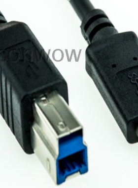 USB3.1数据线BM TO type-c接口转换B公打印线硬盘盒打印机1米USBC