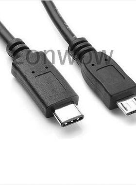 USB Type-C转Micro USB2.0接口快充电器线P9安卓手机数据充电线