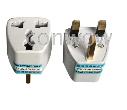 旅游转换插头 英规三脚香港插座 澳/美/欧/德/国标插孔转英标插头