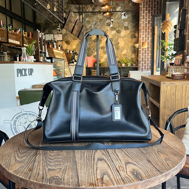 头层牛皮大容量行李袋