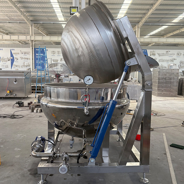 优惠促销自动翻筐卤煮锅豆干肉类漂烫机焯水锅卤煮设备