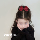 ZUOSISI新年红色蝴蝶结儿童发夹 女童小众气质百搭发饰