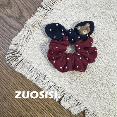 英伦学院风儿童发饰肠圈