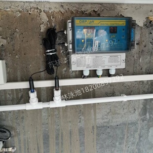 游泳池水质监控仪 控制器 测余氯PH值 投药泵 承接游泳池工程工地
