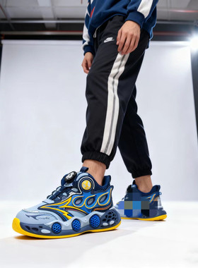 9115时尚男童鞋轻便软底跑步篮球运动会童鞋2