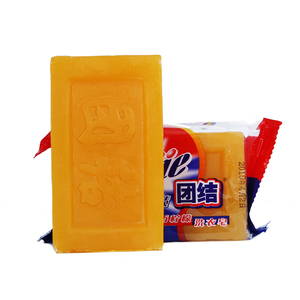 团结230克洗衣皂透明皂老肥皂洗护棉麻婴儿皂内衣皂12块