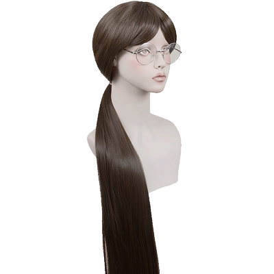 骚动时节的少女们啊 曾根崎莉香 暖棕100cm直发扎辫子女款cos假发
