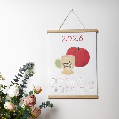 2026年历儿童房卡通挂画现代简约