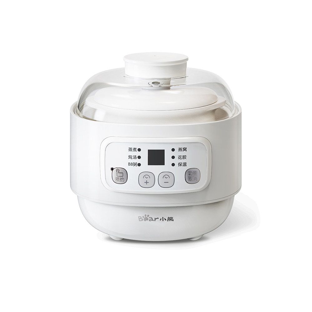Bear/小熊 DDZ-A08T8电炖盅婴儿辅食锅隔水炖杯鲜炖燕窝陶瓷bb煲