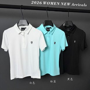 夏季新品高尔夫衣服女装短袖T恤速干透气修身百搭Golf服装polo衫