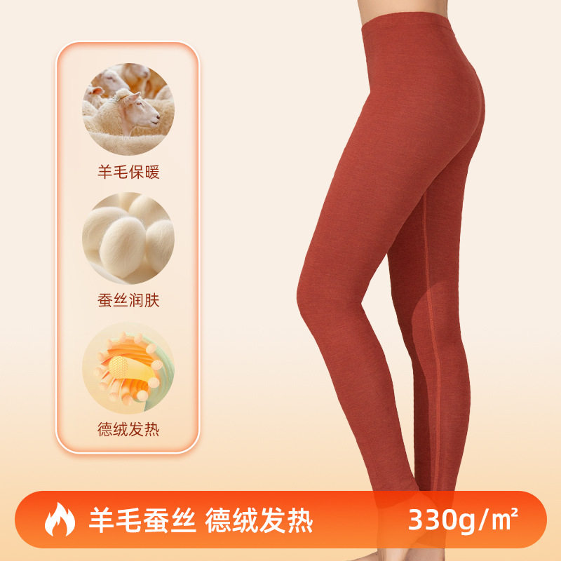 保暖裤女秋冬新款女士加绒加厚无痕打底裤女款修身内搭保暖秋裤女