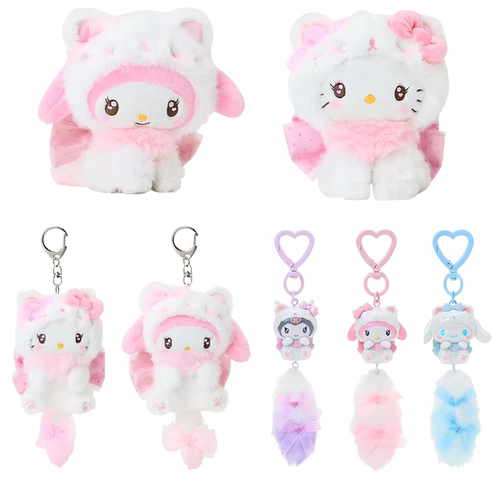 【现货补款/有余】日本三丽鸥 海外版 奶油猫咪kitty毛绒挂件玩偶