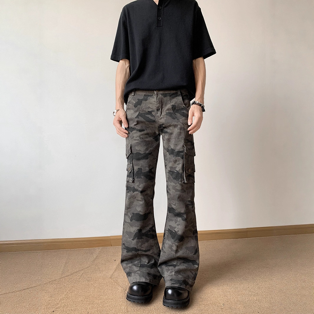 智快鱼潮流前线2025新款崔布局g5g6青少年男装帅气学生潮流牛仔裤