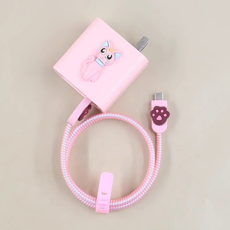 适用华为nova 14活力版 Flip S充电器保护套66w数据线缠绕绳防断