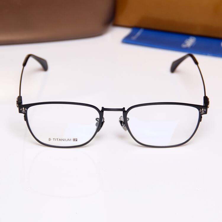 高档超轻精致眼镜！全框纯钛近视全框眼镜架 男女平光成品眼镜框